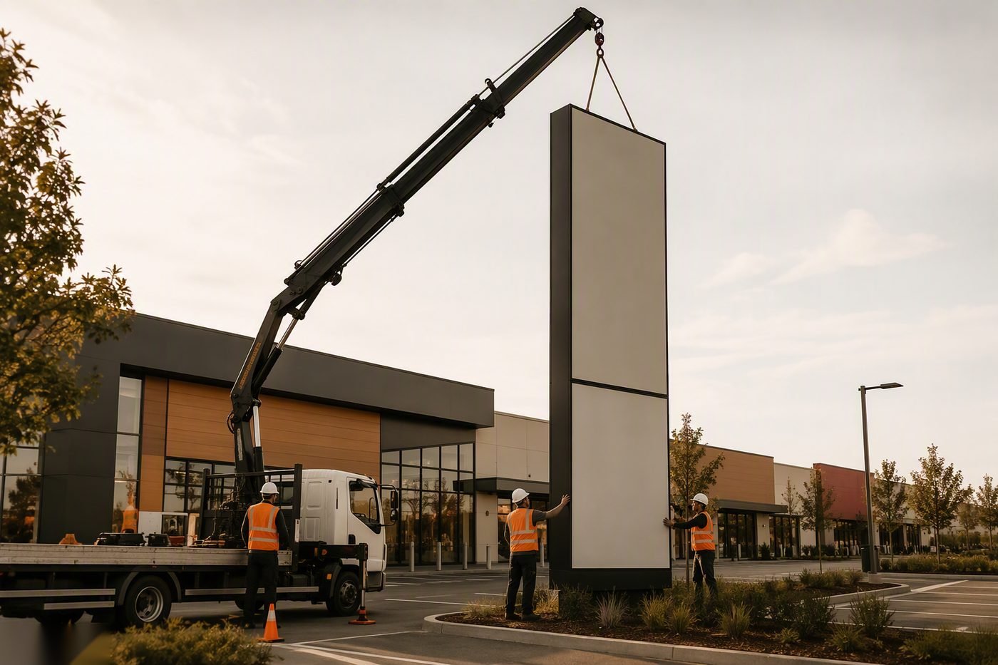 Totem Pubblicitari in Brianza — lavoro di Insegne Seregno