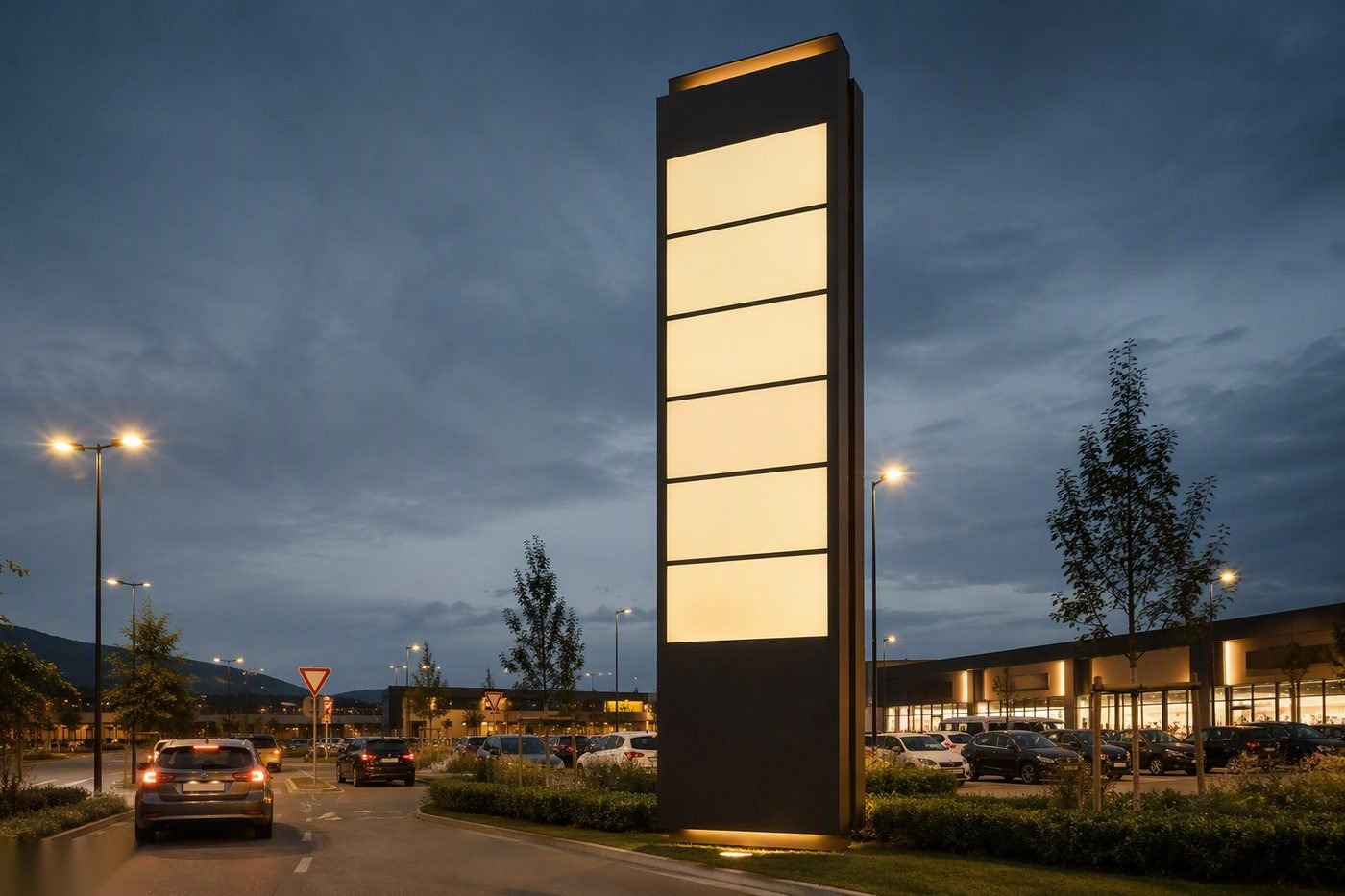 Totem Pubblicitari in Brianza — intervento di Insegne Seregno